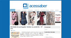 Desktop Screenshot of acessaber.com.br